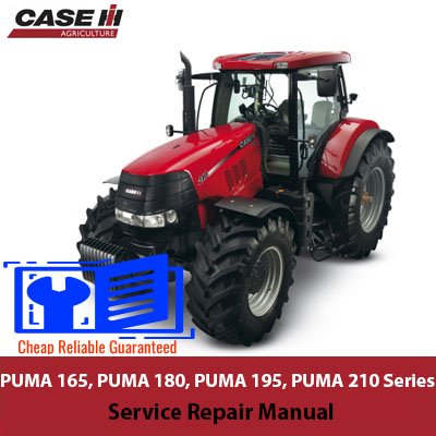 Case IH PUMA series service repair manual for models 165