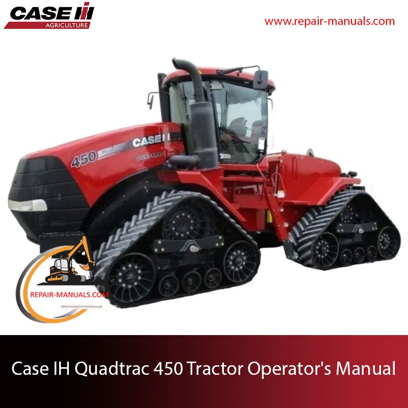 Case IH Quadtrac 450 operator's manual cover