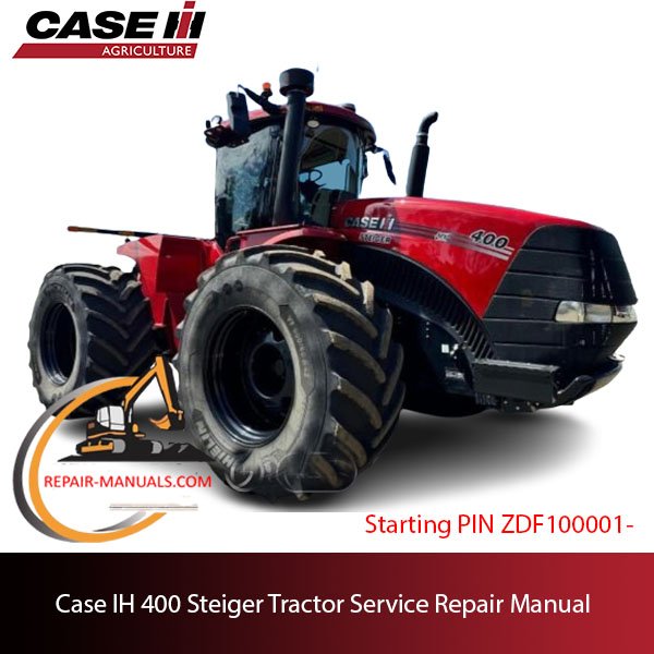 the service repair manual for Case IH 400 Steiger Tractor