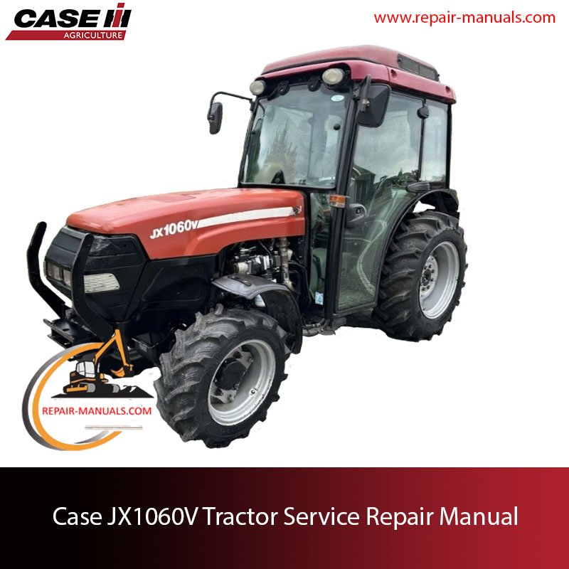 Case JX1060V tractor service manual cover