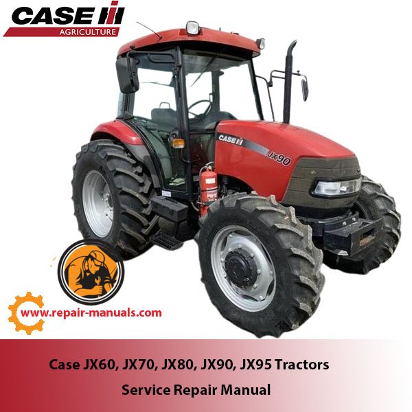 Comprehensive service manual for Case JX60