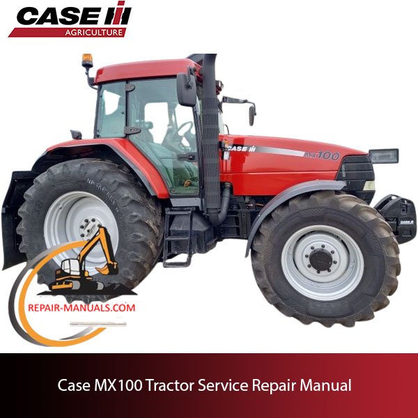 Case MX100 tractor service repair manual