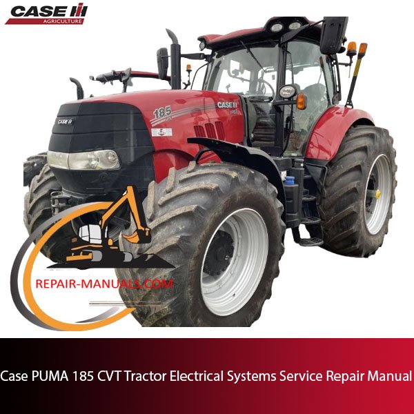Service repair manual for PUMA 185 CVT tractor's electrical systems