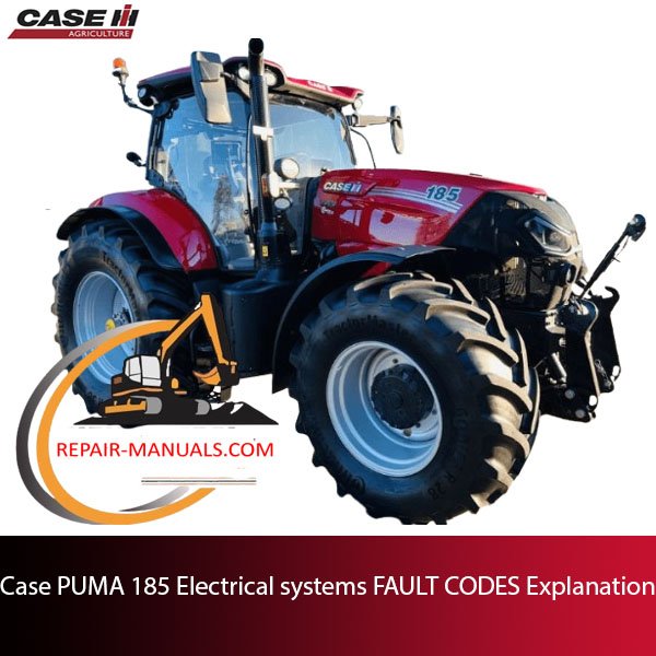 Overview of PUMA 185 electrical systems fault codes
