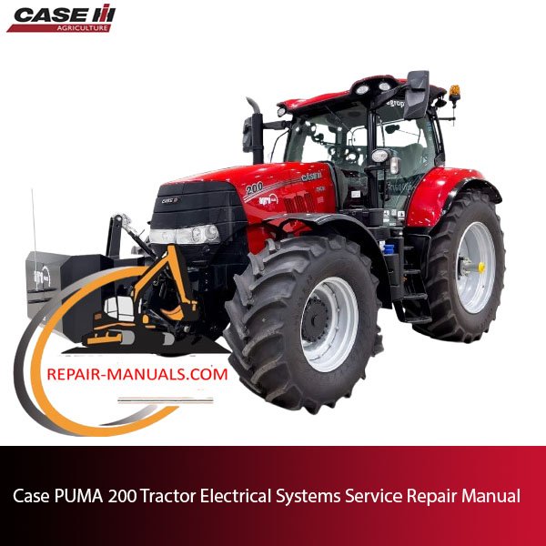 Service manual for PUMA 200 Tractor's electrical systems