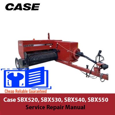 Service repair manual for Case SBX520