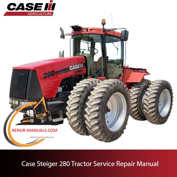service repair manual for Case STX 280 tractor