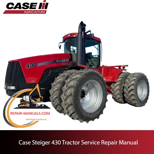 Case STX 430 tractor service repair manual
