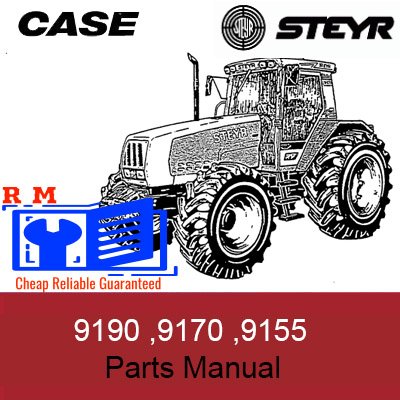 Comprehensive parts manual for Steyr 9155