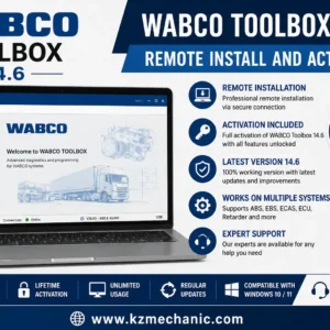 WABCO Toolbox 14.6 ECAS diagnostic software remote install