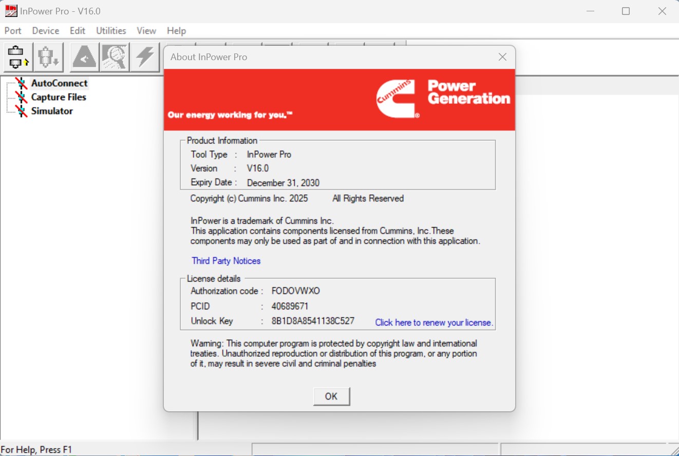 Cummins Engineering Master Suite 2026 | Complete Diagnostic & Calibration Package 4 Cummins InPower Pro V16.0 Generator Diagnostic and Configuration Software