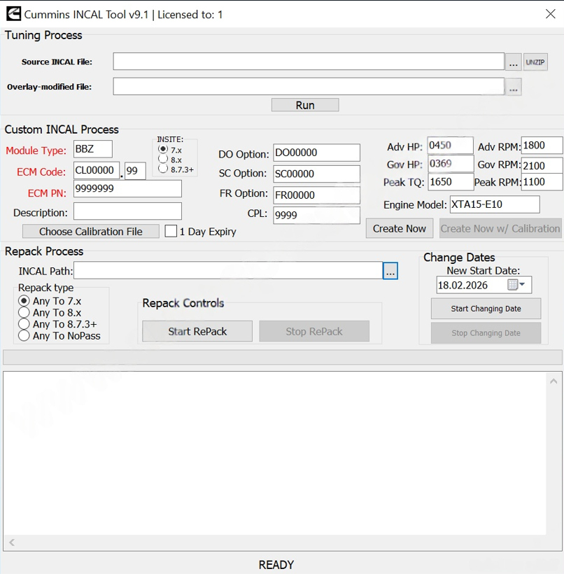 Cummins INCAL Tool v9.1 Remote Installation & Activation 2 Cummins INCAL Tool v9.1 Remote Installation and Activation Service