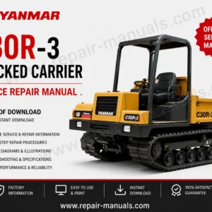 Service Repair Manual for Yanmar C30R-3 Tracked Carrier