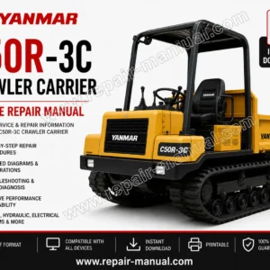 Service Repair Manual for Yanmar C50R-3C Crawler Carrier