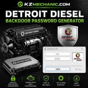 Home 1 Detroit Diesel Backdoor Password Generator DD Backdoor Password KG for DiagnosticLink DDDL