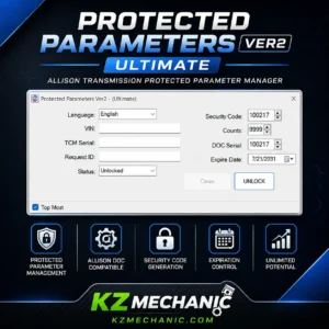 Home 1 Professional Allison Protected Parameters Ver2 Ultimate utility for Allison DOC users