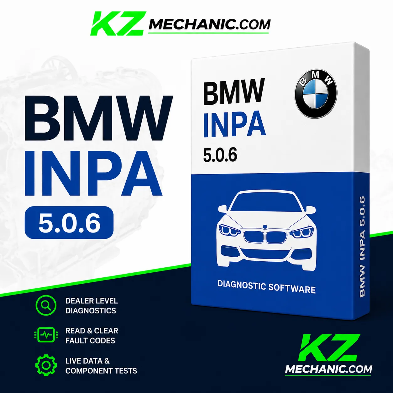 BMW INPA 5.0 Diagnostic Software | BMW Standard Tools | Dealer-Level Diagnostics 1 BMW INPA 5.0.6 Professional Diagnostic Software for BMW and MINI Vehicles