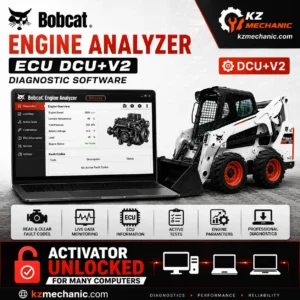 Bobcat Engine Analyzer ECU DCU+V2 Diagnostic Software Remote Installation and Activation