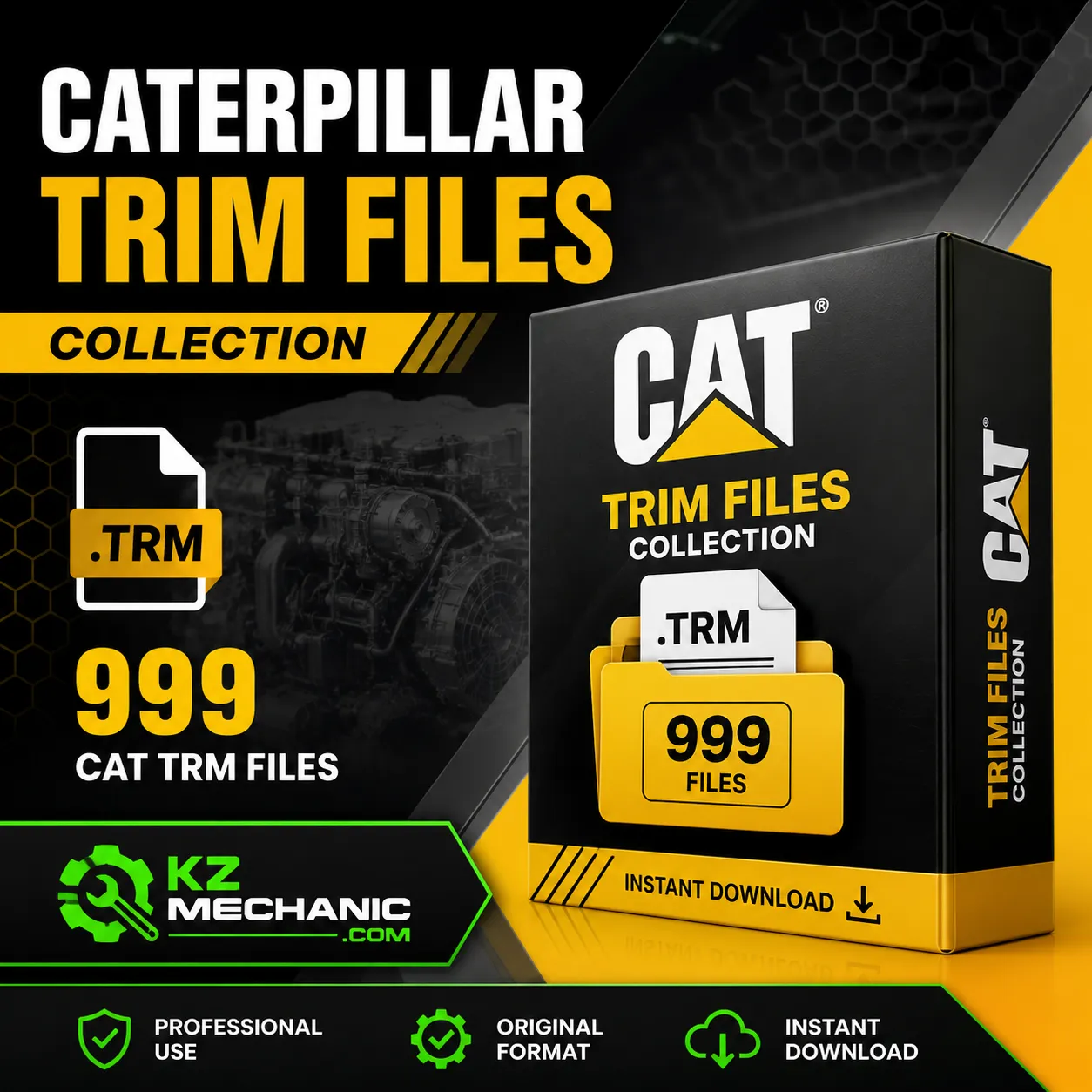 Caterpillar Trim Files Collection (1000 CAT TRM Files) 1 Caterpillar TRM Trim Files for CAT electronic engines