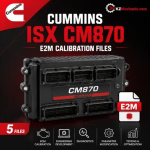 Cummins ISX CM870 E2M Calibration Files compatible with Cummins Calterm ECM engineering and diagnostics - KZMechanic