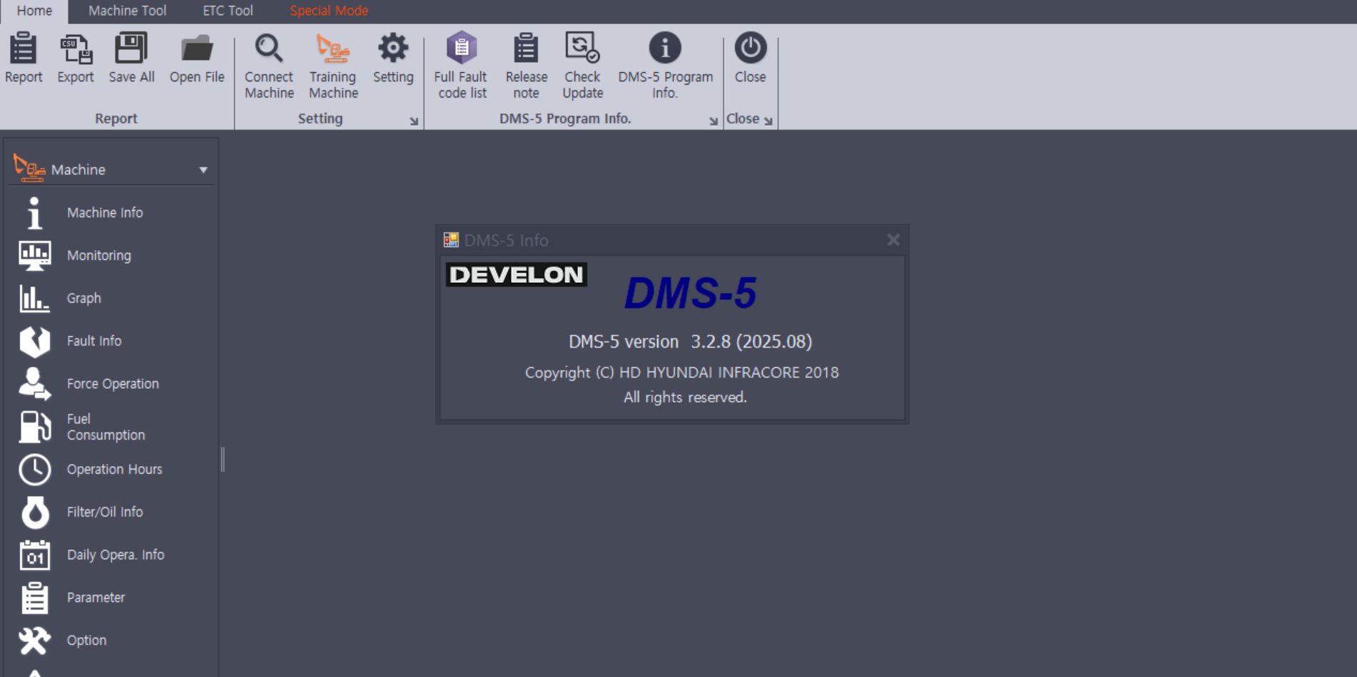 Doosan DMS-5 v3.2.8 (Resources Pck Updated 2025 December) Diagnostic Software 2 Doosan DEVELON DMS-5 v3.2.8 2025.08 Diagnostic Software