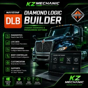 Home 1 International Navistar Diamond Logic Builder (DLB) OEM Diagnostic and Programming Software for International Trucks - KZMechanic