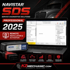 International Navistar Service Diagnostics Solutions SDS Professional 2025 Remote Installation and Activation