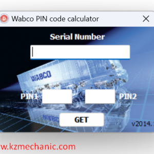 WABCO PIN Code Calculator PIN1 PIN2 Generator Diagnostic Software