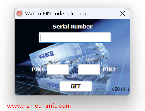 WABCO PIN Code Calculator | PIN1 & PIN2 Generator for WABCO Diagnostic Software 1 WABCO PIN Code Calculator PIN1 PIN2 Generator Diagnostic Software