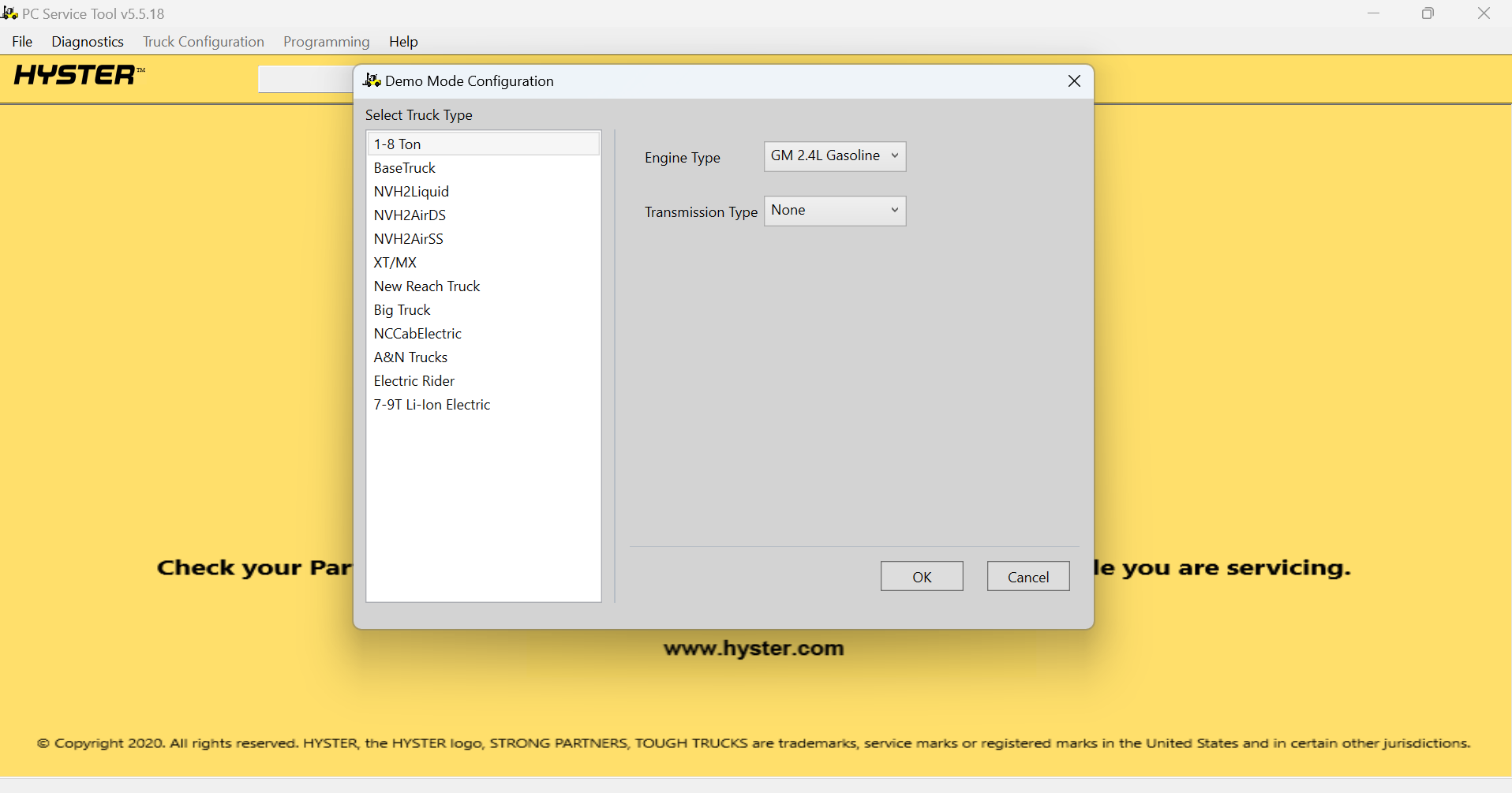 Hyster PC Service Tool V5.5.18 Diagnostic Software 3 Hyster PC Service Tool V5.5.18 remote installation diagnostic software