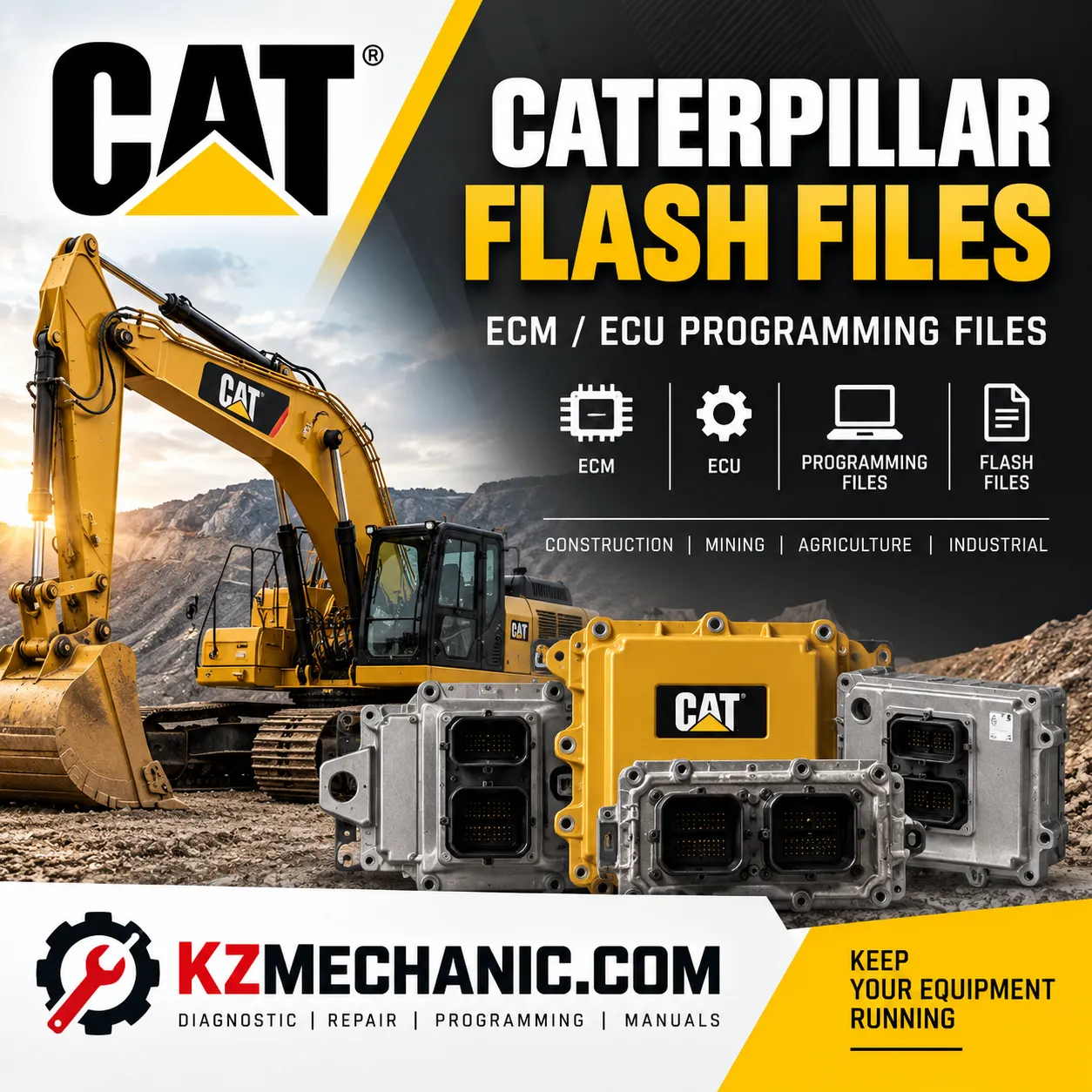 Cummins engine fault code 122 2 Caterpillar Flash Files CAT ECM Programming