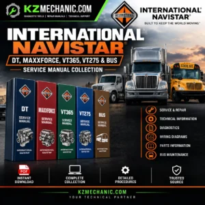 International Navistar DT MaxxForce VT365 VT275 and Bus Service Manual Collection PDF