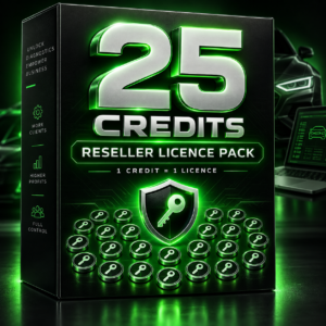 25 reseller licence credits