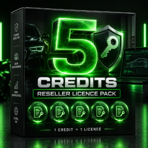 5 reseller licence credits