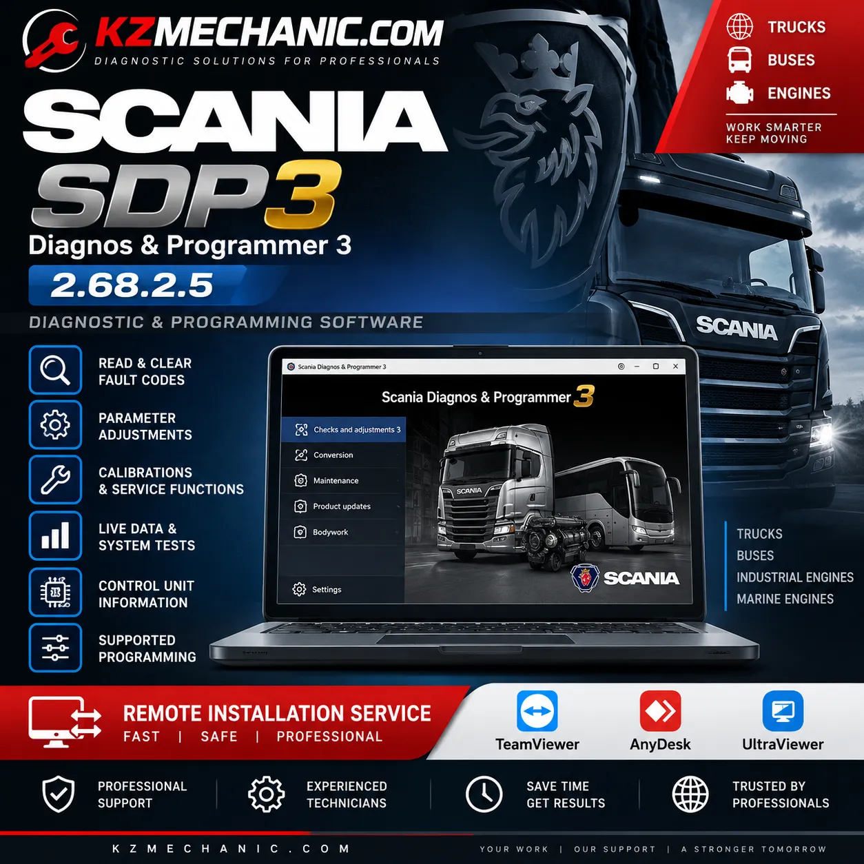 Scania SDP3 2.68.2.5 Diagnos & Programmer 3 Diagnostic Software 1 Scania SDP3 2.68.2.5 Diagnos Programmer 3 Diagnostic Software