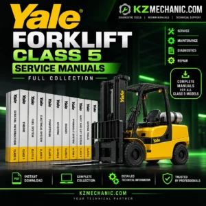 Yale Forklift Class 5 Service Manuals Full Collection PDF Download